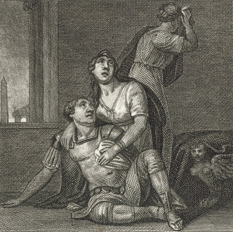 De dood van Marcus Antonius door English School