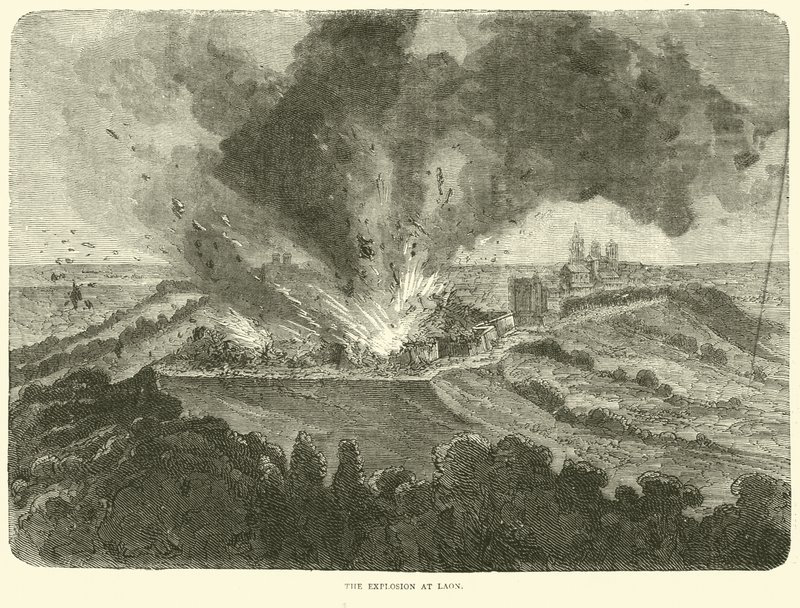 De explosie in Laon, september 1870 door English School