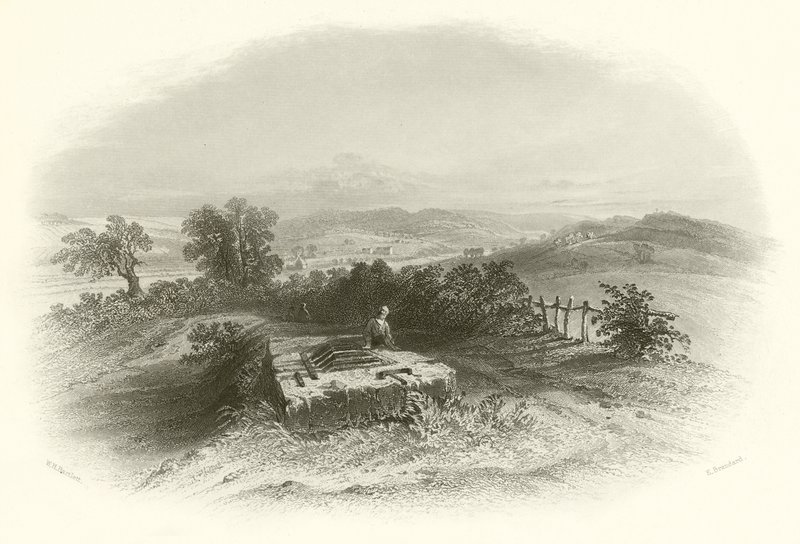 Het veld van Bannockburn door English School