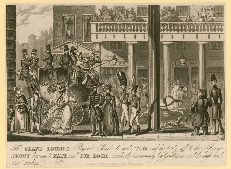 De grote lounge, Regent Street door English School