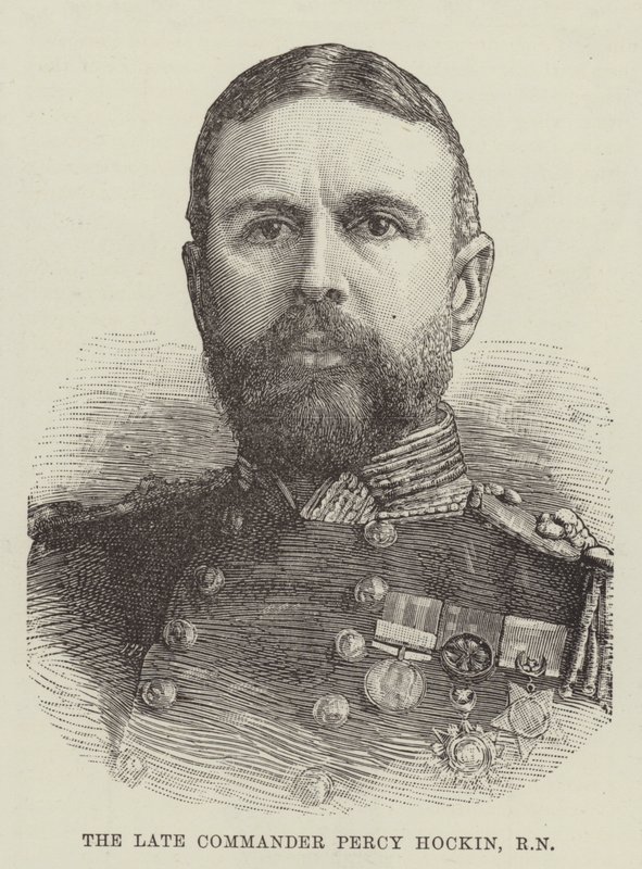 De overleden commandant Percy Hockin, RN door English School