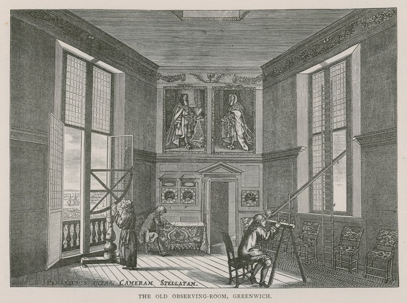 De oude observatiekamer, Greenwich door English School