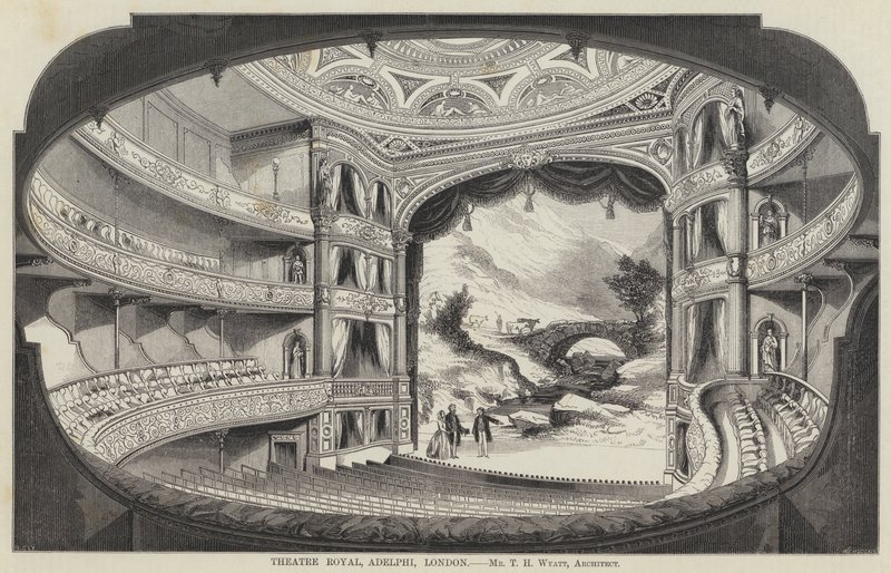 Theatre Royal, Adelphi, Londen door English School