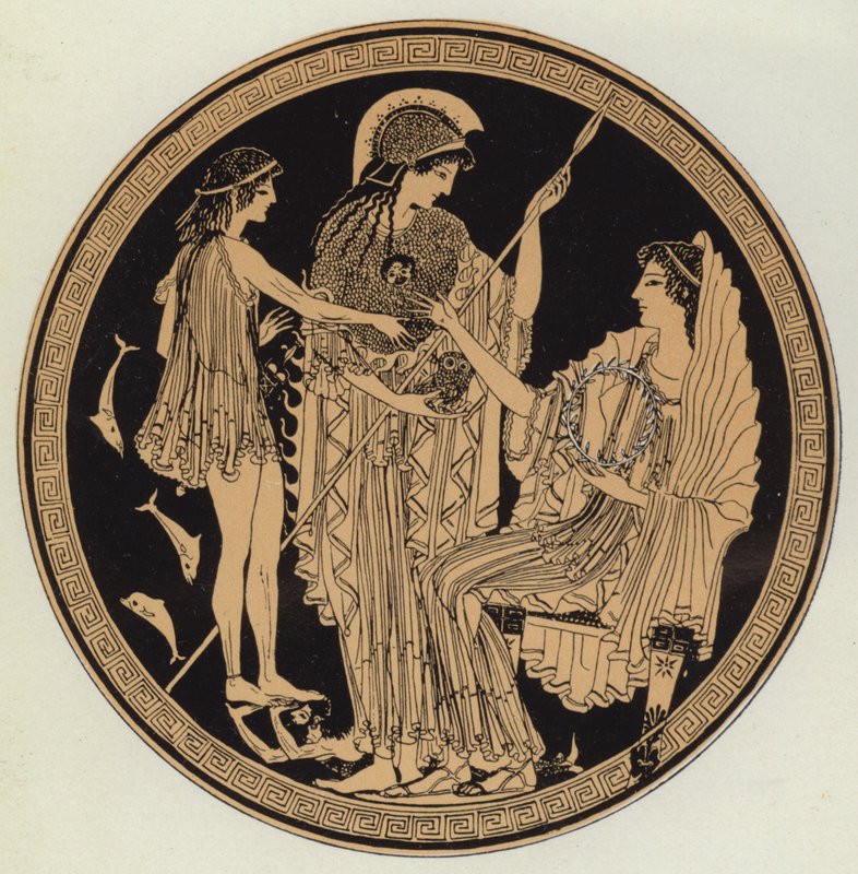 Theseus voor Amphitrite Gebracht door English School