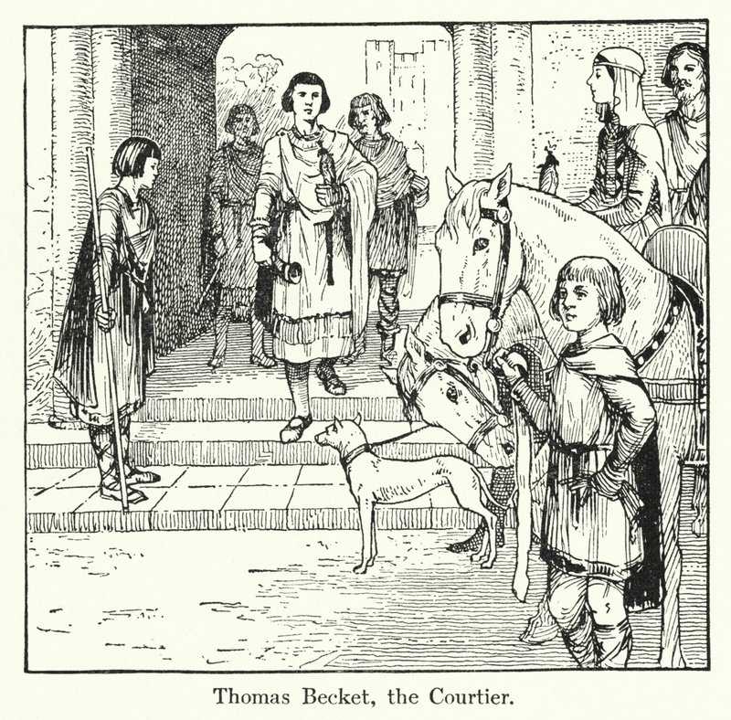 Thomas Becket, de hoveling door English School
