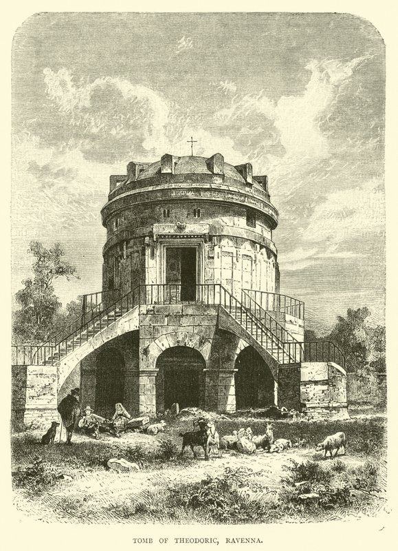 Graf van Theodorik, Ravenna door English School
