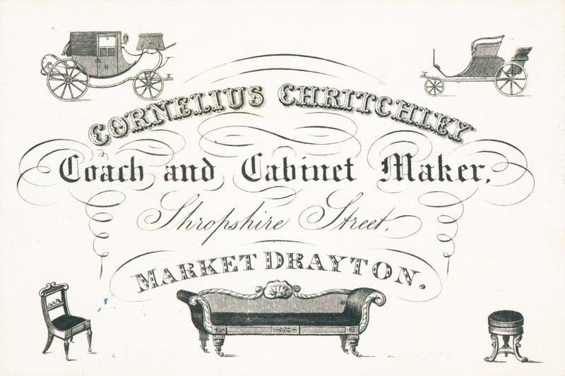 Handelskaart, Cornelius Critchley door English School