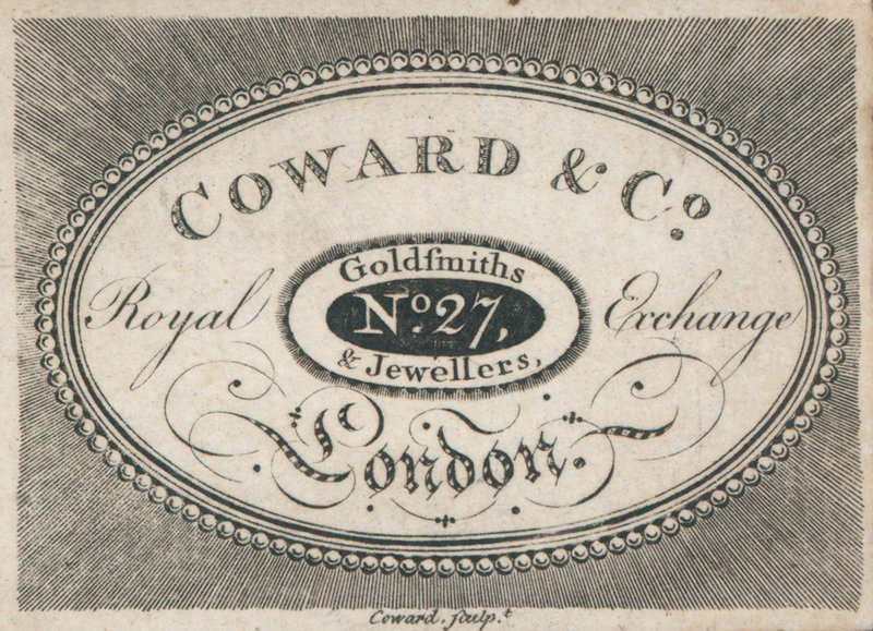 Handelskaart, Coward & Co door English School