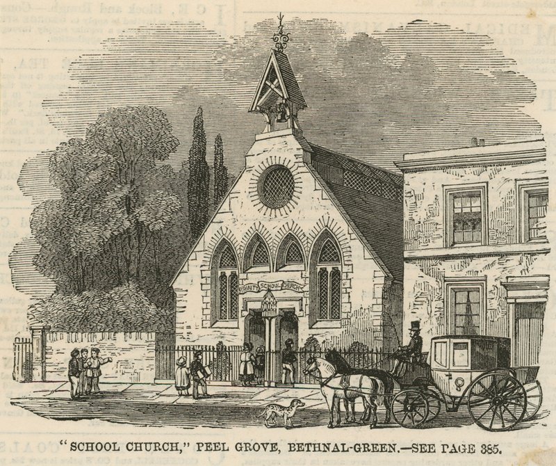 Trinity School Kerk in Bethnal Green door English School
