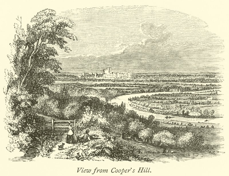 Uitzicht vanaf Coopers Hill door English School