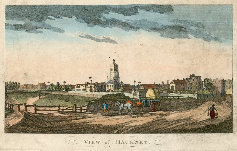 Uitzicht op Hackney door English School