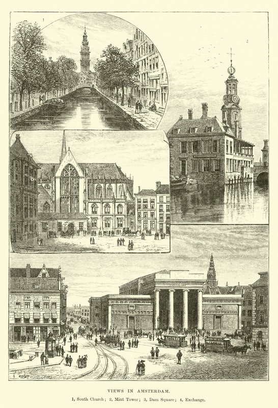 Zichten in Amsterdam door English School