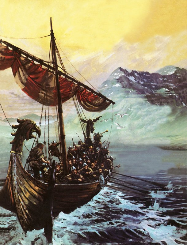 Vikingschip door English School