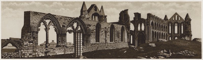 Whitby Abdij door English School