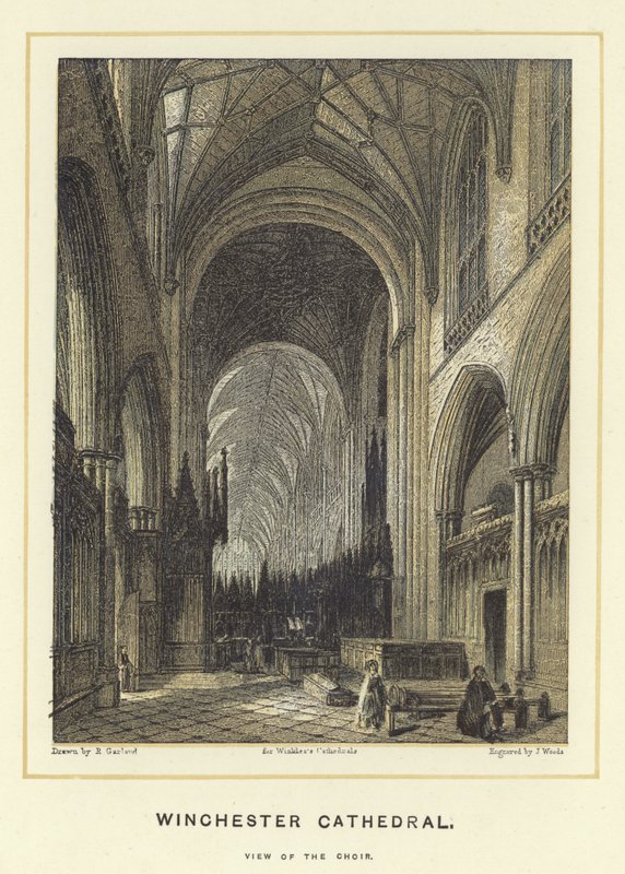 Winchester Kathedraal, koor door English School