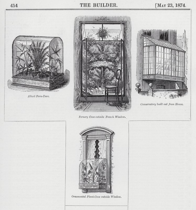 Raamtuintjes (gravure) door English School