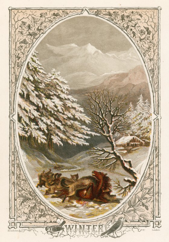 Winter door English School