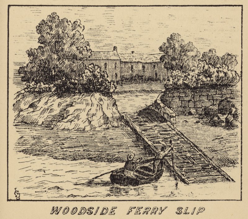 Woodside Ferry Slip door English School