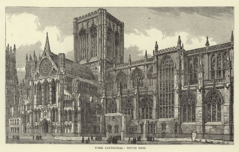 York Kathedraal, zuidkant door English School
