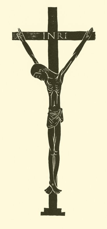 Kruisbeeld door Eric Gill