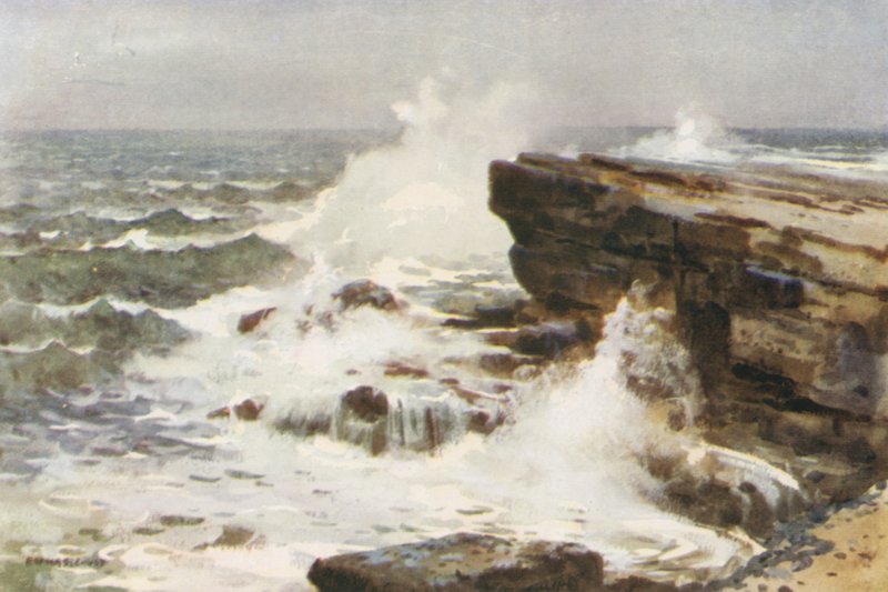 Filey Brigg door Ernest William Haslehust