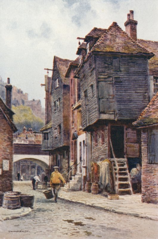Visserswijk, Folkestone door Ernest William Haslehust