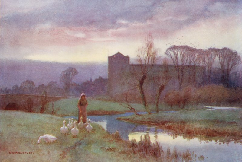 Rivier de Theems: Dorchester door Ernest William Haslehust