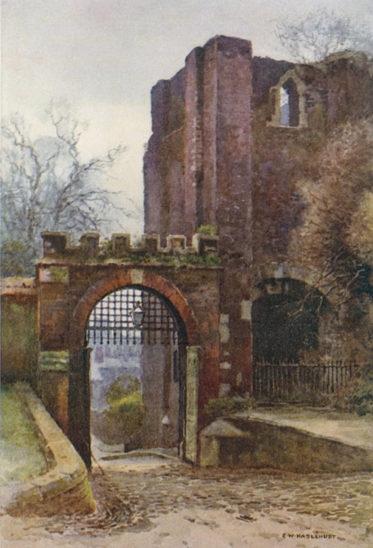 Rougemont Castle door Ernest William Haslehust