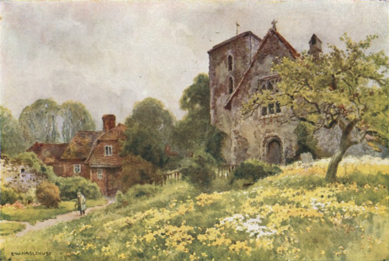 St. Nicholas, Harbledown door Ernest William Haslehust