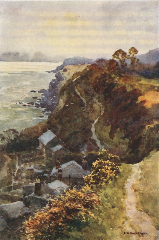 Steephill Cove door Ernest William Haslehust