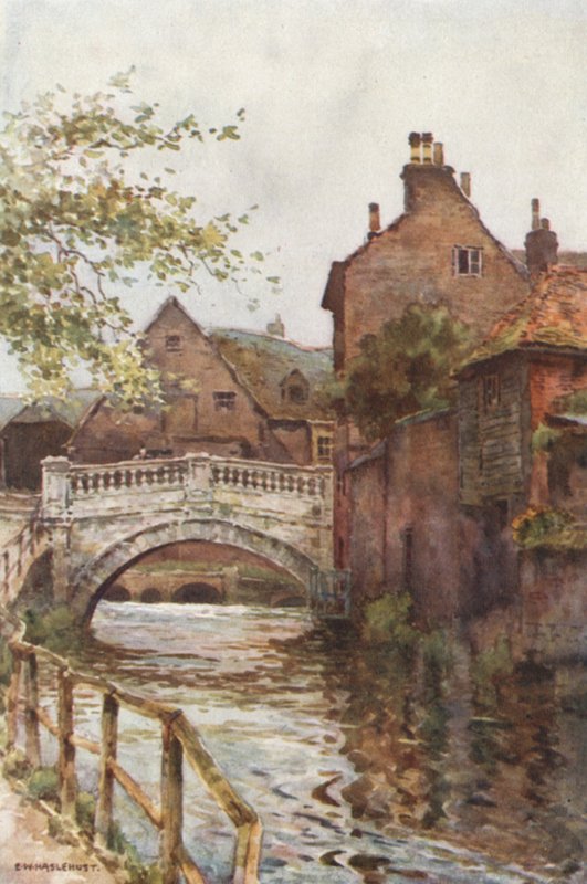 De Stadsbrug door Ernest William Haslehust