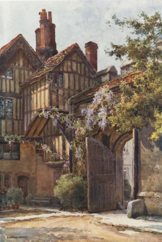 The Close Gate door Ernest William Haslehust
