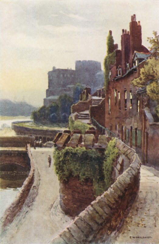 De Muren nabij Bridgegate door Ernest William Haslehust