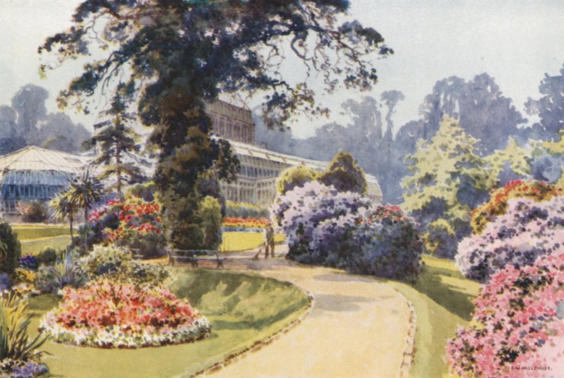 De Wintertuinen, Bournemouth door Ernest William Haslehust
