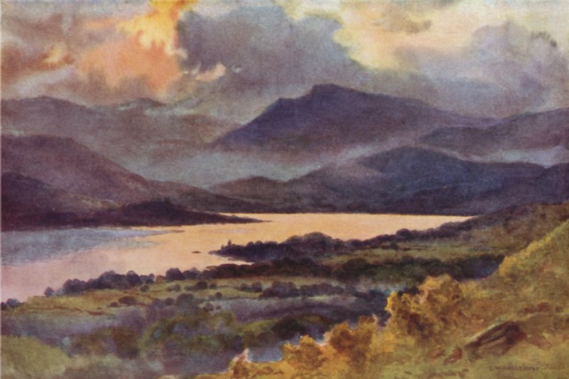 Windermere vanaf Orrest Head door Ernest William Haslehust
