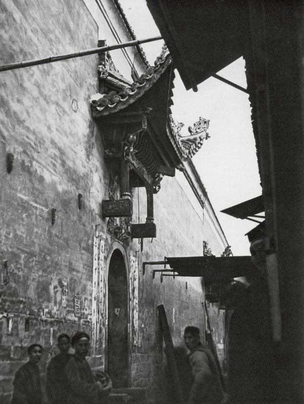 Hengchoufu, Hunan, steeg door Ernst Boerschmann