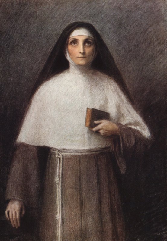 St. Clara door Eugene (after) Burnand