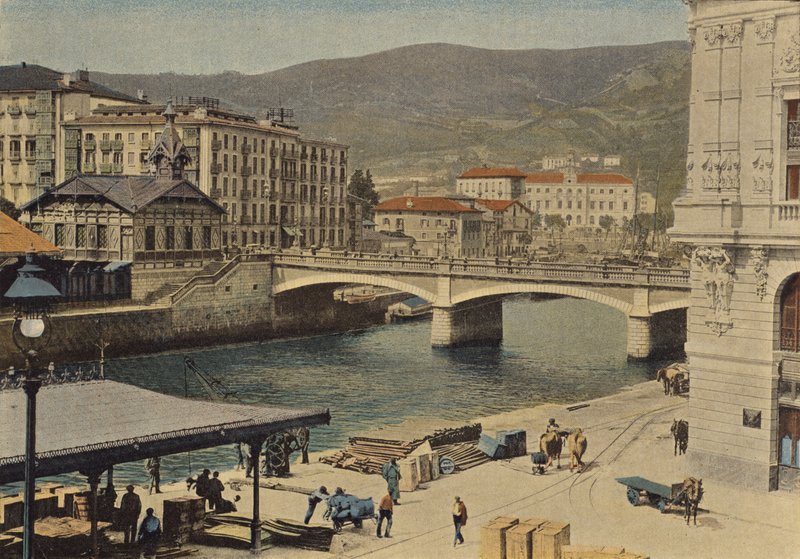 Bilbao, de brug van Isabella II door European Photographer