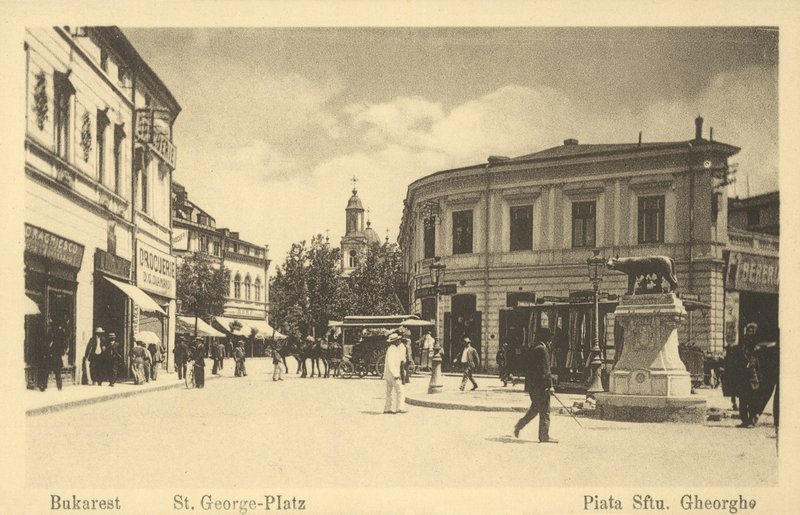 Boekarest, Sint-Jorisplein, Piata Sftu Gheorghe door European Photographer