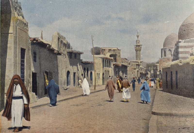 Voorstad van Meidan in Damascus door European Photographer