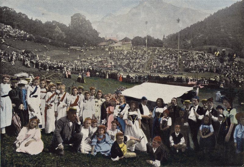 Interlaken, Alpenfeest door European Photographer