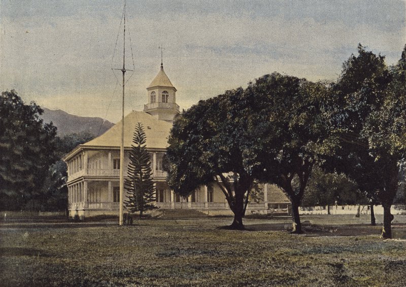 Paleis van de koning in Papeete door European Photographer