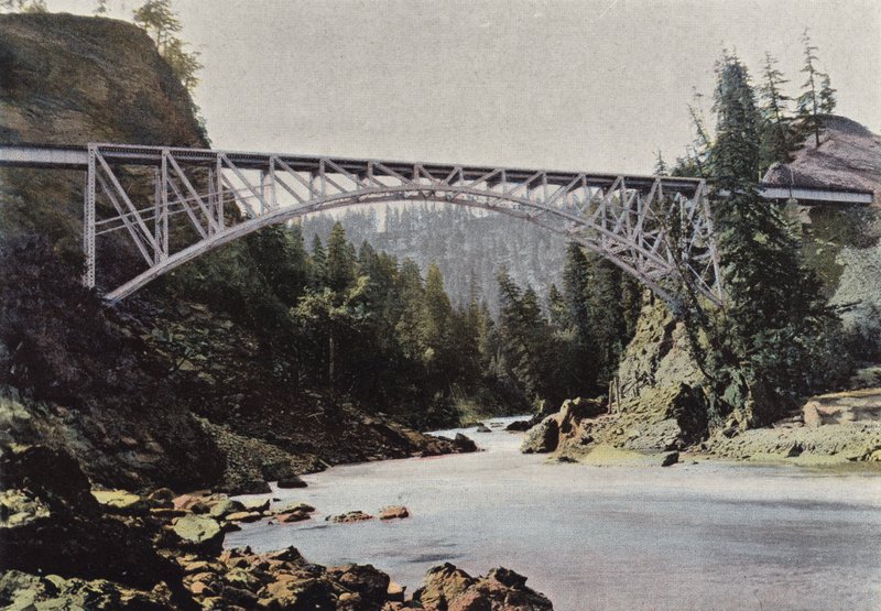 Brug Over De Zalmrivier, Brits-Columbia door European Photographer