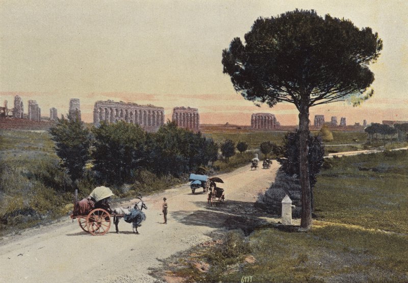 Rome, aquaduct van Claudius door European Photographer