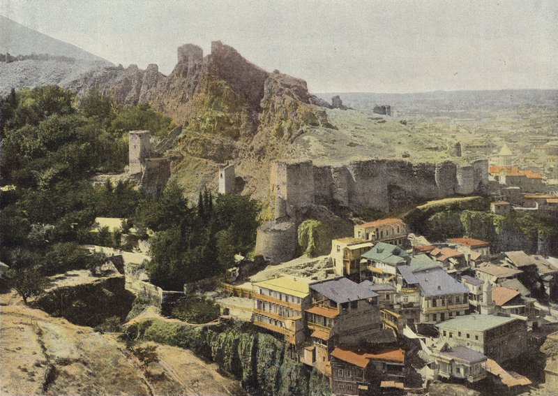Tbilisi, Ruïnes van het Fort door European Photographer