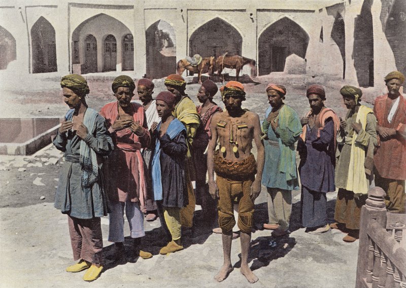 Teheran, Processie van Martelaren Dervishes door European Photographer