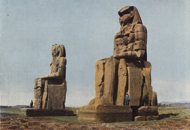 Thebe, Kolossen van Memnon door European Photographer