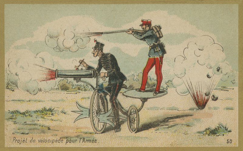 Militaire velocipede door European School