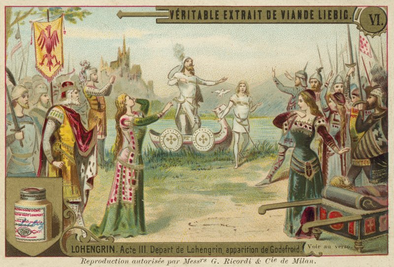 Scène uit Richard Wagners opera Lohengrin door European School