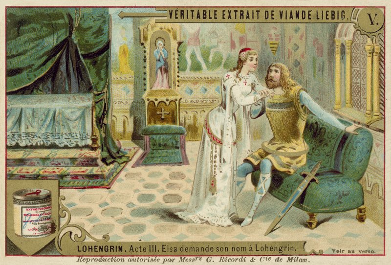 Scène uit Richard Wagners opera Lohengrin door European School